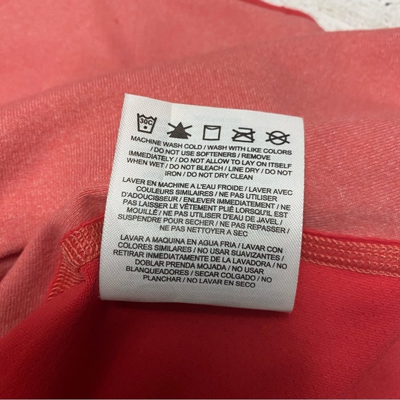 Nike racer back dri fit coral pink lined tank built in sports bra medium - Picture 10 of 10